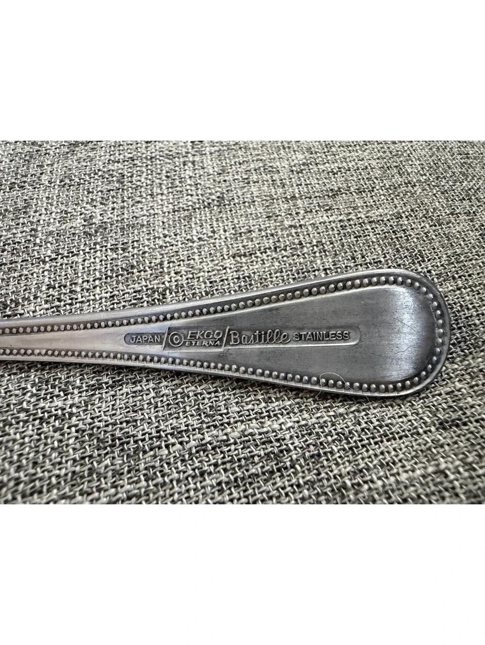 EKCO Eterna Bastille Stainless Flatware Lot 9pc Dinner Forks Salad Forks Knife